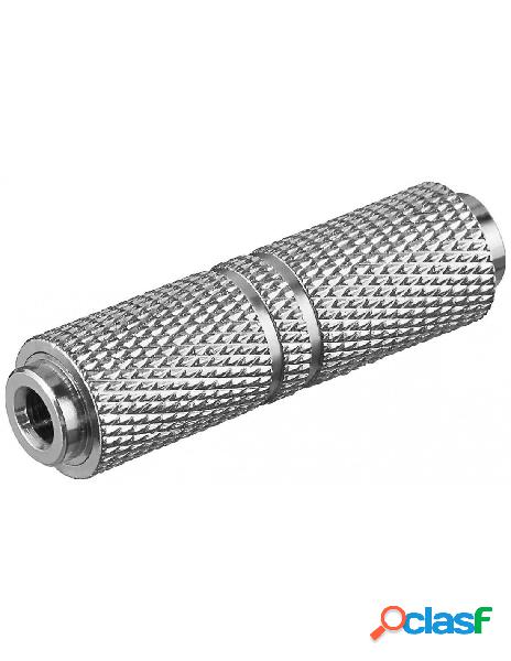 Goobay - adattatore audio 3.5mm stereo femmina/femmina