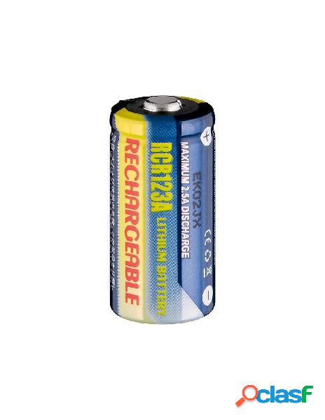 Goobay - batteria al litio ricaricabile cr123a 500 mah