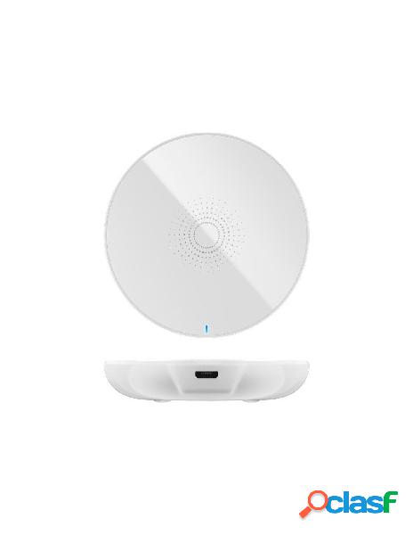 Goobay - caricabatterie wireless fast qi stand 5w bianco