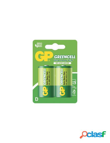 Gp batteries - blister 2 batteria greencell zinco/carbone