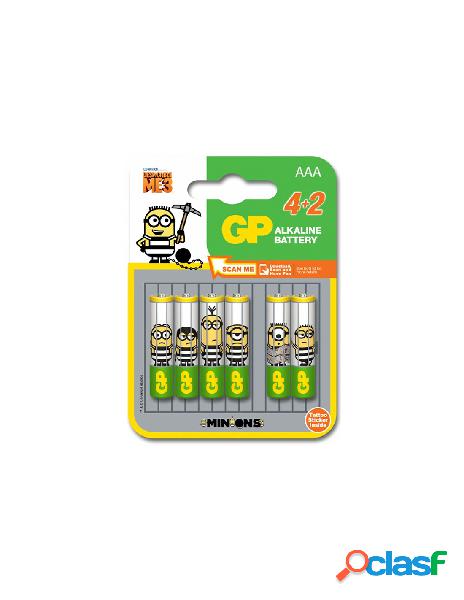 Gp batteries - blister 4+2 batterie alcaline aaa ministilo