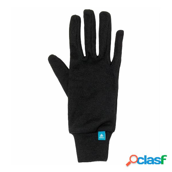 Guanti Odlo Active Warm Eco Jr (Colore: Black, Taglia: M)