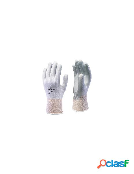 Guanti lavoro issaline 370w showa gloves bianco e grigio