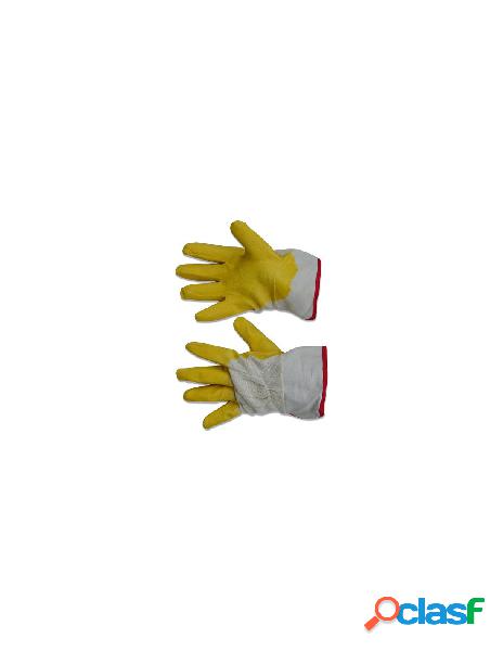 Guanti lavoro neri nw 355010 lisa c beige e giallo