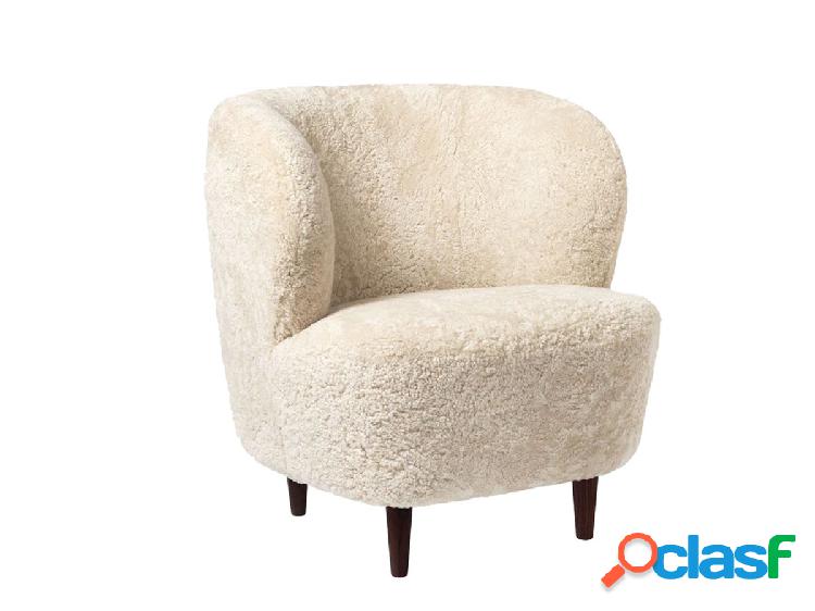 Gubi Stay Lounge Chair - Sheepskin Moonlight