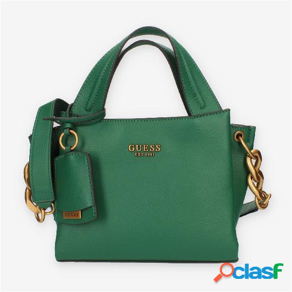 Guess Zed Borsa a spalla a 3 scomparti verde foresta