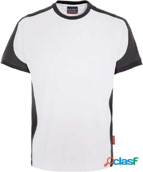 HAKRO - T-shirt Contrast Performance bianco