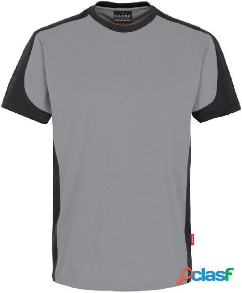 HAKRO - T-shirt Contrast Performance titanio