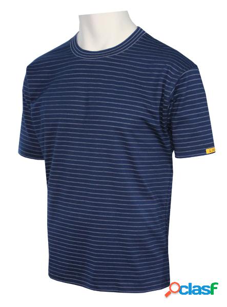 HB TEMPEX - T-shirt ESD CONDUCTEX Cotton Knit navy