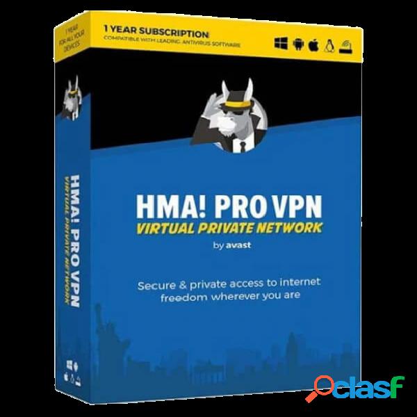 HMA VPN 2023 - PC / MAC / LINUX / ANDROID / IOS