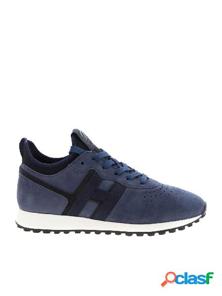 HOGAN SNEAKERS UOMO HXM4290CM80OD5178L CAMOSCIO BLU