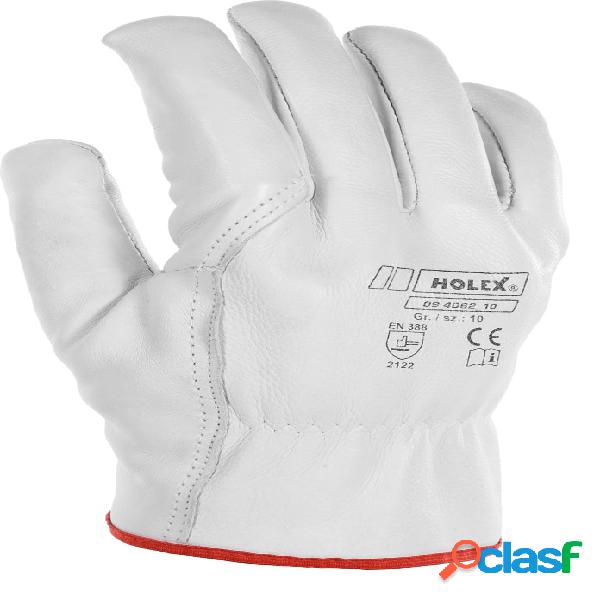HOLEX - Paio di guanti in pelle Driver con fodera