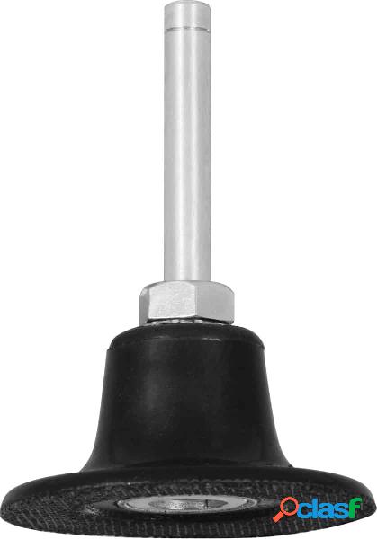 HOLEX - Platorello in gomma, gambo di ⌀ 6 mm medio-duro