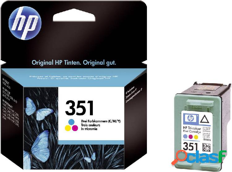 HP Cartuccia dinchiostro 351 Originale Ciano, Magenta,