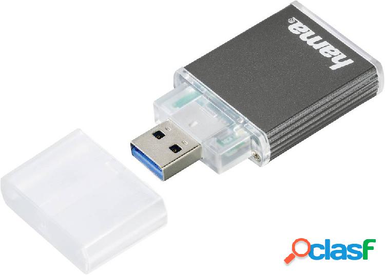 Hama 124024 Lettore schede di memoria esterno USB 3.2 Gen 1