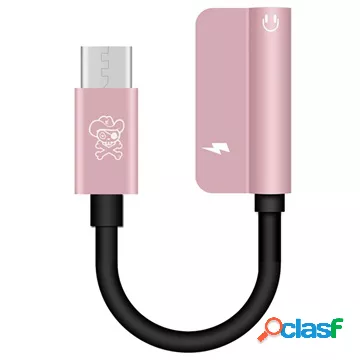 Hat Prince HC-13 USB-C / 3,5 mm e adattatore audio di tipo C