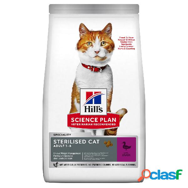 Hill's Science Plan Cat Adult Sterilised con Anatra 1,5 kg