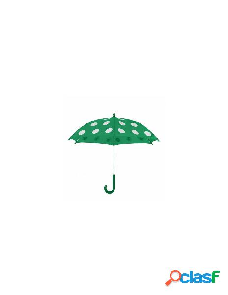 Hunter - hunter ombrello per bambini pois verde e bianco
