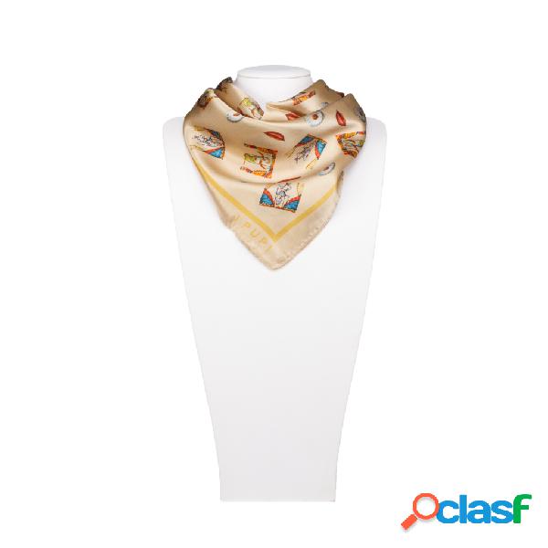 I pupi foulard caos 53x53 oro