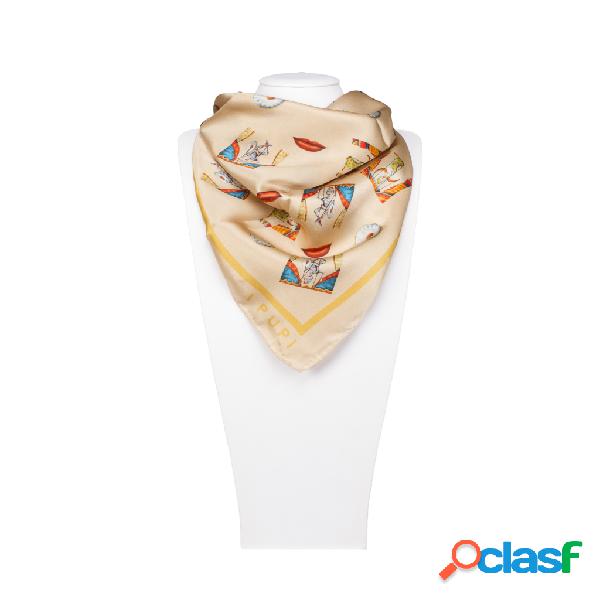 I pupi foulard caos 70x70 oro