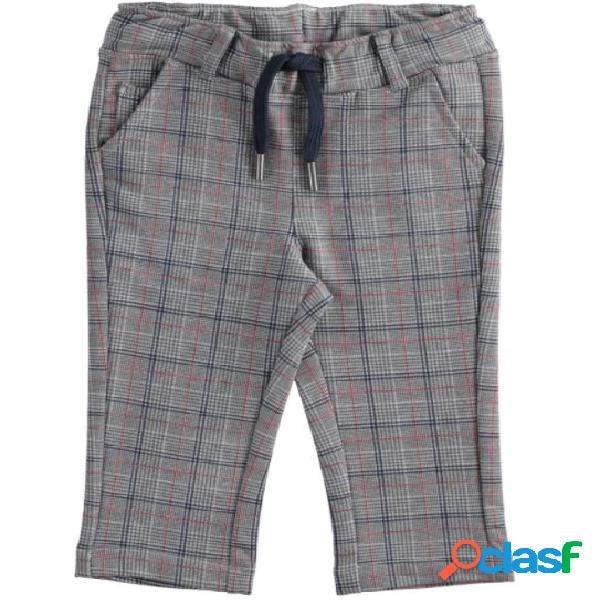 IDO Pantalone in felpa per bambino colore Grigio/Blu