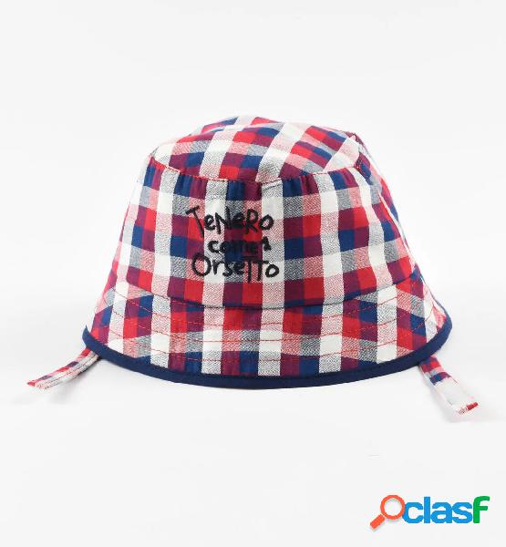 IDO mini cappellino a quadri