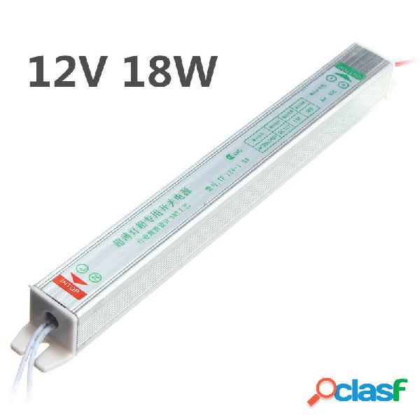 IP20 AC200V-264V Per DC12V 18W adattatore di commutazione