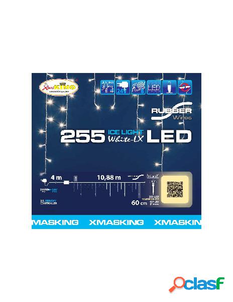 Ice light 255 led bianco caldo 5mm controller 8g 24v esterno