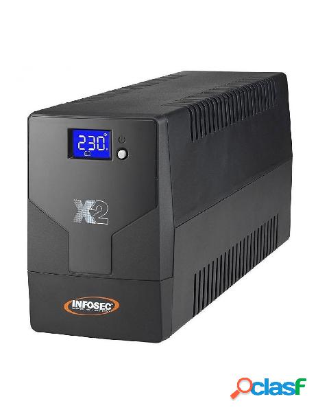 Infosec - gruppo di continuit&agrave lcd touch 1250va line
