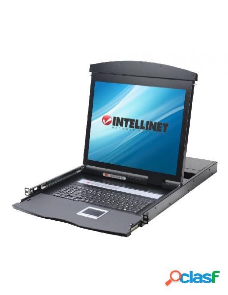 Intellinet - console kvm usb/ps2 con lcd 17 da rack 19 dual