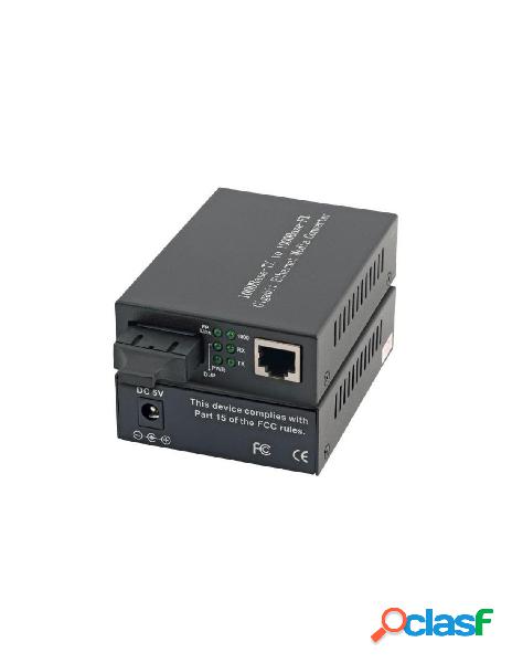 Intellinet - convertitore rj45 / sc gigabit monomodale
