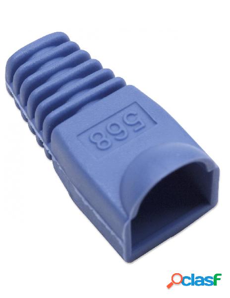 Intellinet - copriconnettore per plug rj45 6.2mm blu