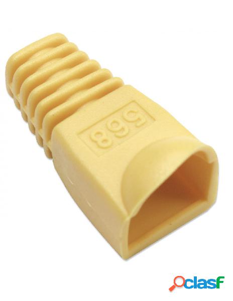 Intellinet - copriconnettore per plug rj45 6.2mm giallo
