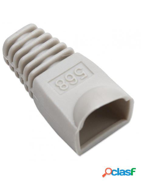 Intellinet - copriconnettore per plug rj45 6.2mm grigio