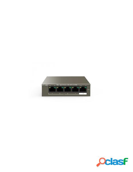 Ip-com - switch 5 porte 10/100mbps desktop con 4 porte poe