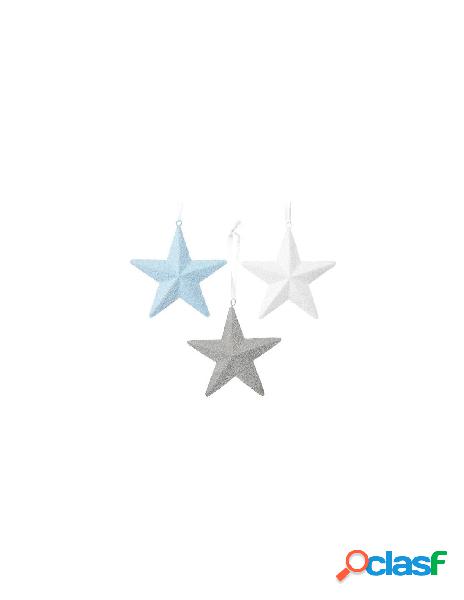Iron star w hanger 3col ass, colour: assorted, size: dia12cm