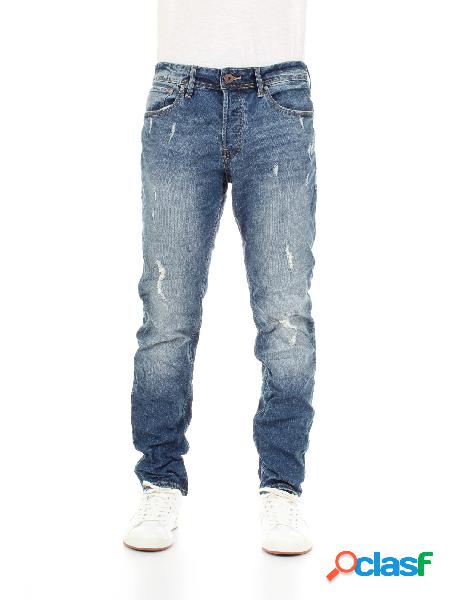 JACK & JONES jeans slim con strappi