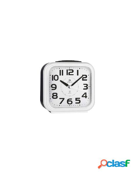 Jm - sveglia jm ja7052b con funzione snooze bianco