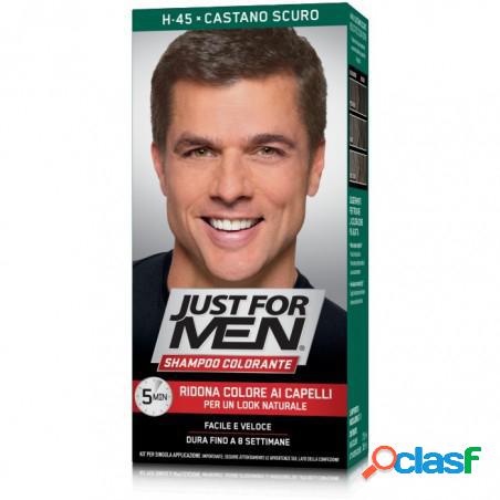 Just for men shampoo colorante castano scuro