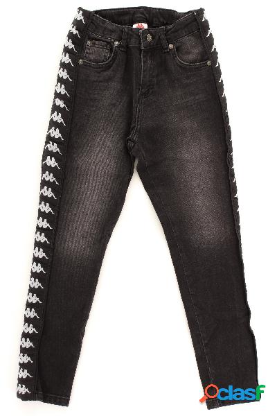 KAPPA baby jeans slim fit con bande logate