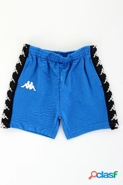 KAPPA junior shorts in felpa con banda laterale in misto