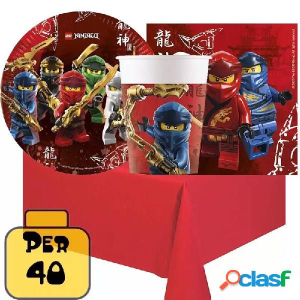 KIT N.3 NINJAGO - ADDOBBI PER LA FESTA