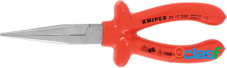 KNIPEX - Pinza a becchi mezzotondi diritti isolata a norma