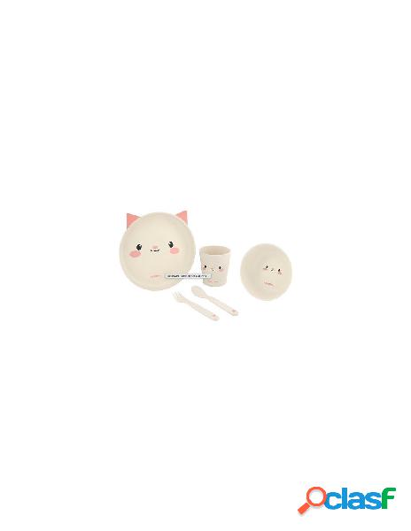 Kikka boo - set piatti bimbo kikka boo 31302040073 cat pink