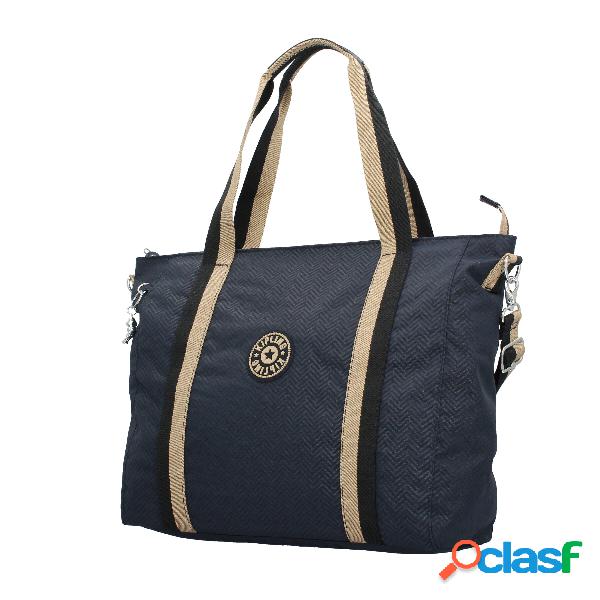 Kipling Borsa shopping endless bleu emboss KPKI5651Y361