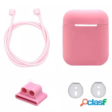 Kit di accessori in silicone 4 in 1 Apple AirPods / AirPods