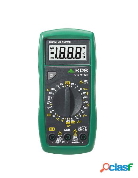 Kps - multimetro digitale compatto 2000 counts kps-mt420