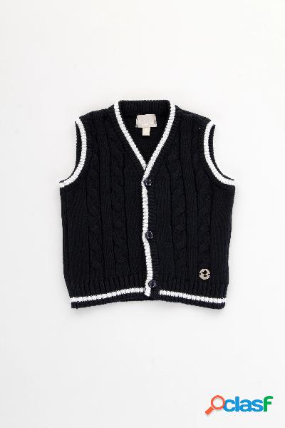 LALALU neonato gilet intrecciato