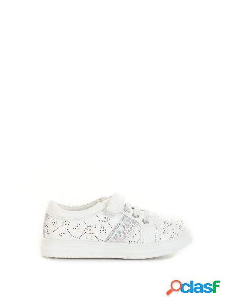 LIU- JO Sneakers in pelle traforata LATTE