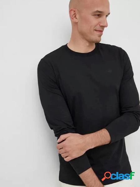 LIU JO T-shirt a maniche lunghe in cotone Nero
